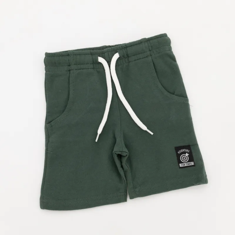 Pre-Boys Fleece Short - Fatigue sold by Edgars