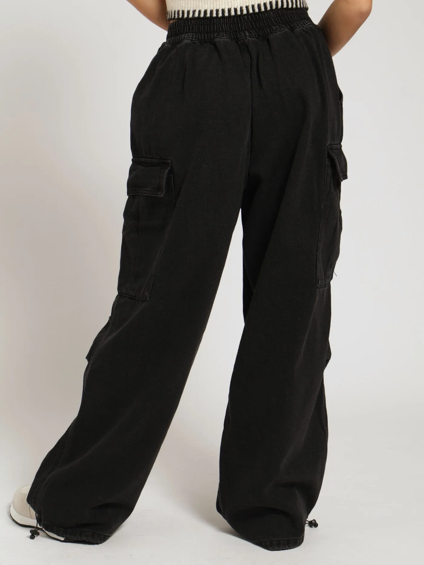 Super Baggy Cargo Jean - Black sold by Edgars product image thumbnail 3