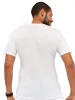 Men's Short Sleeve Graffiti Print Tee - White sold by Edgars