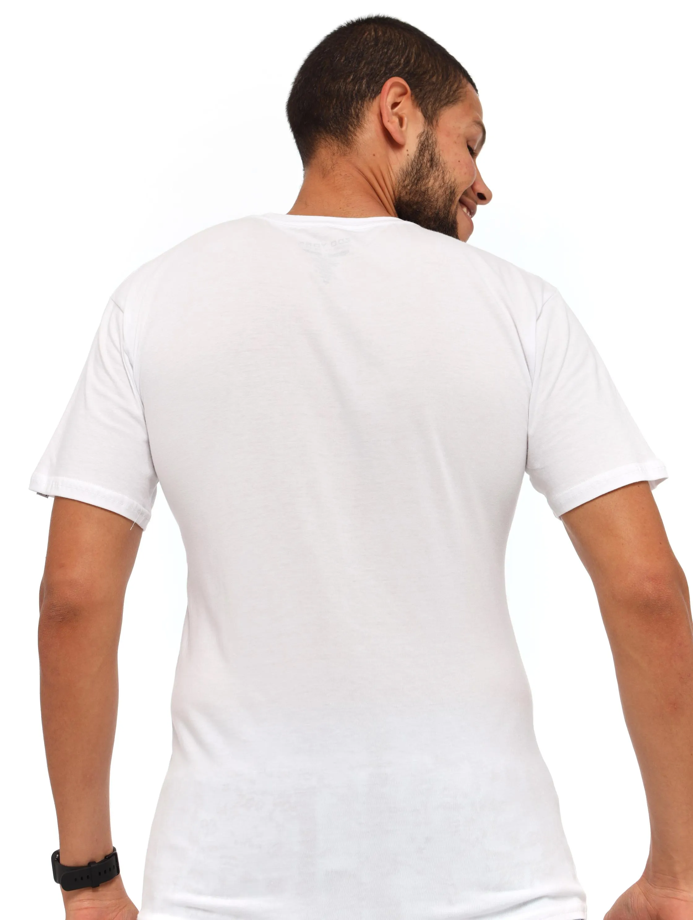 Men's Short Sleeve Graffiti Print Tee - White sold by Edgars product image thumbnail 4