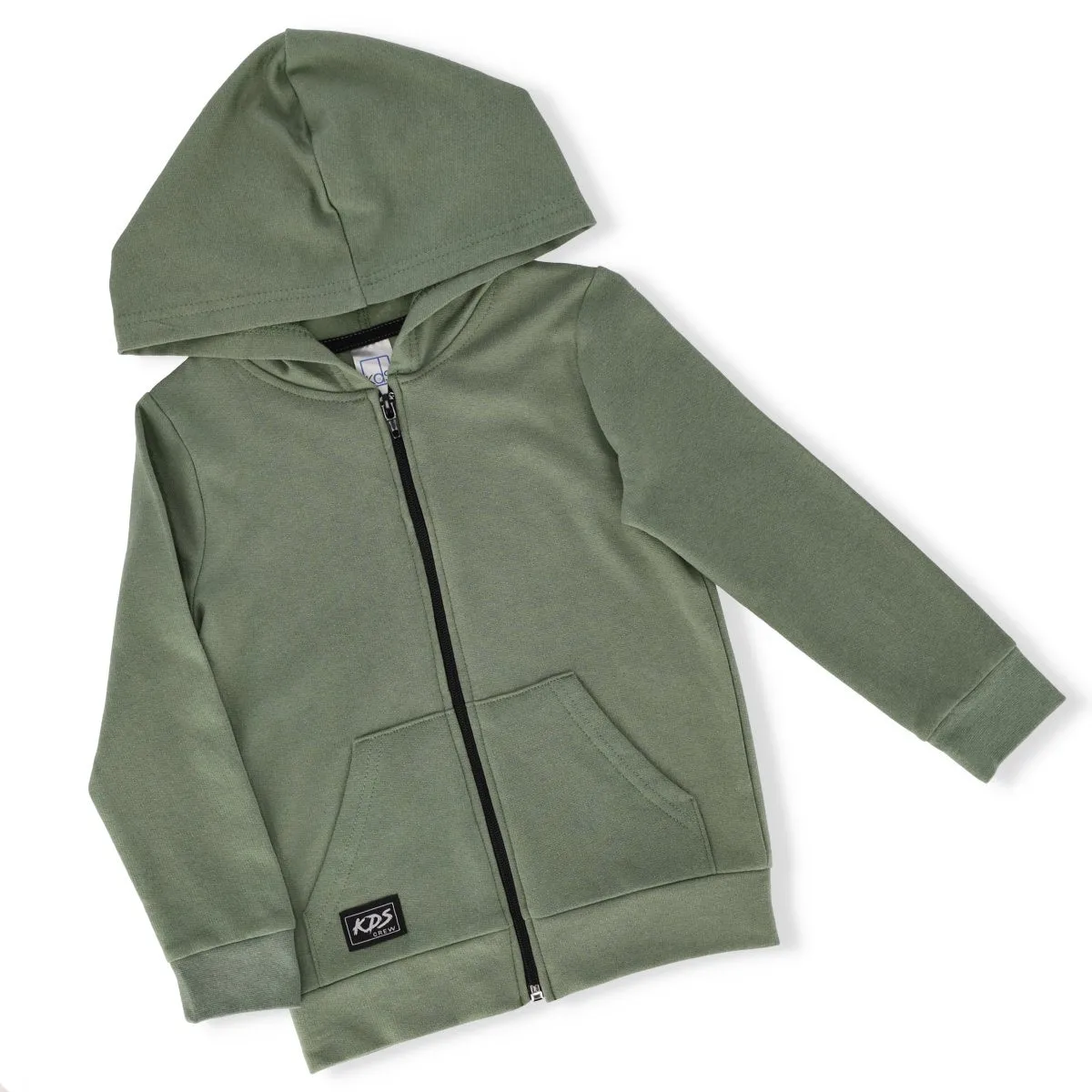 Pre-Boys Zip Through Hoody - Green sold by Edgars