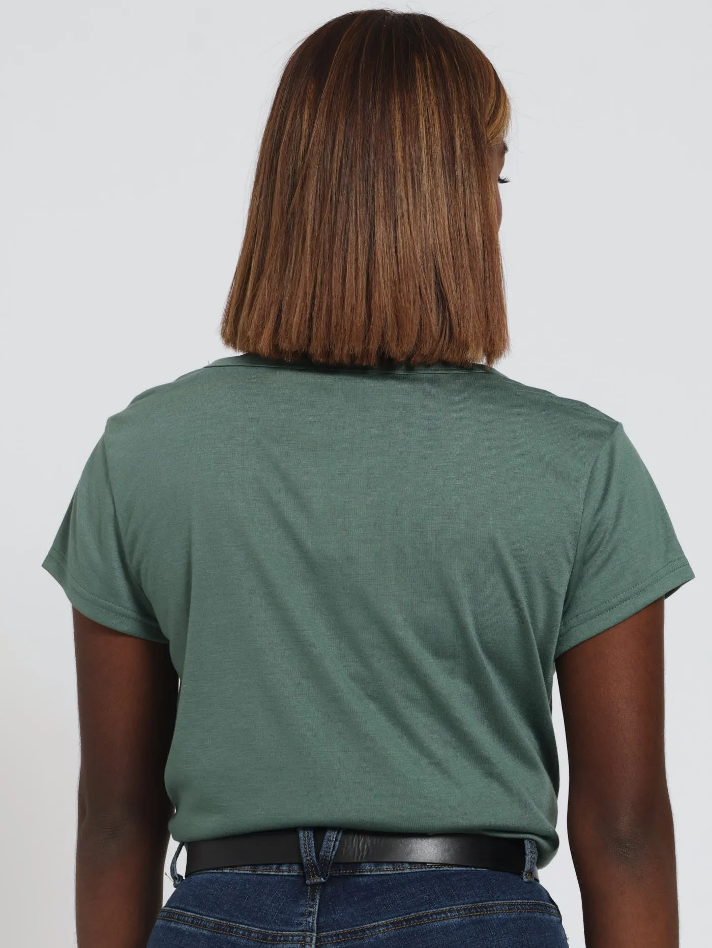 Basic Pocket Tee - Dark Sage sold by Edgars product image thumbnail 3