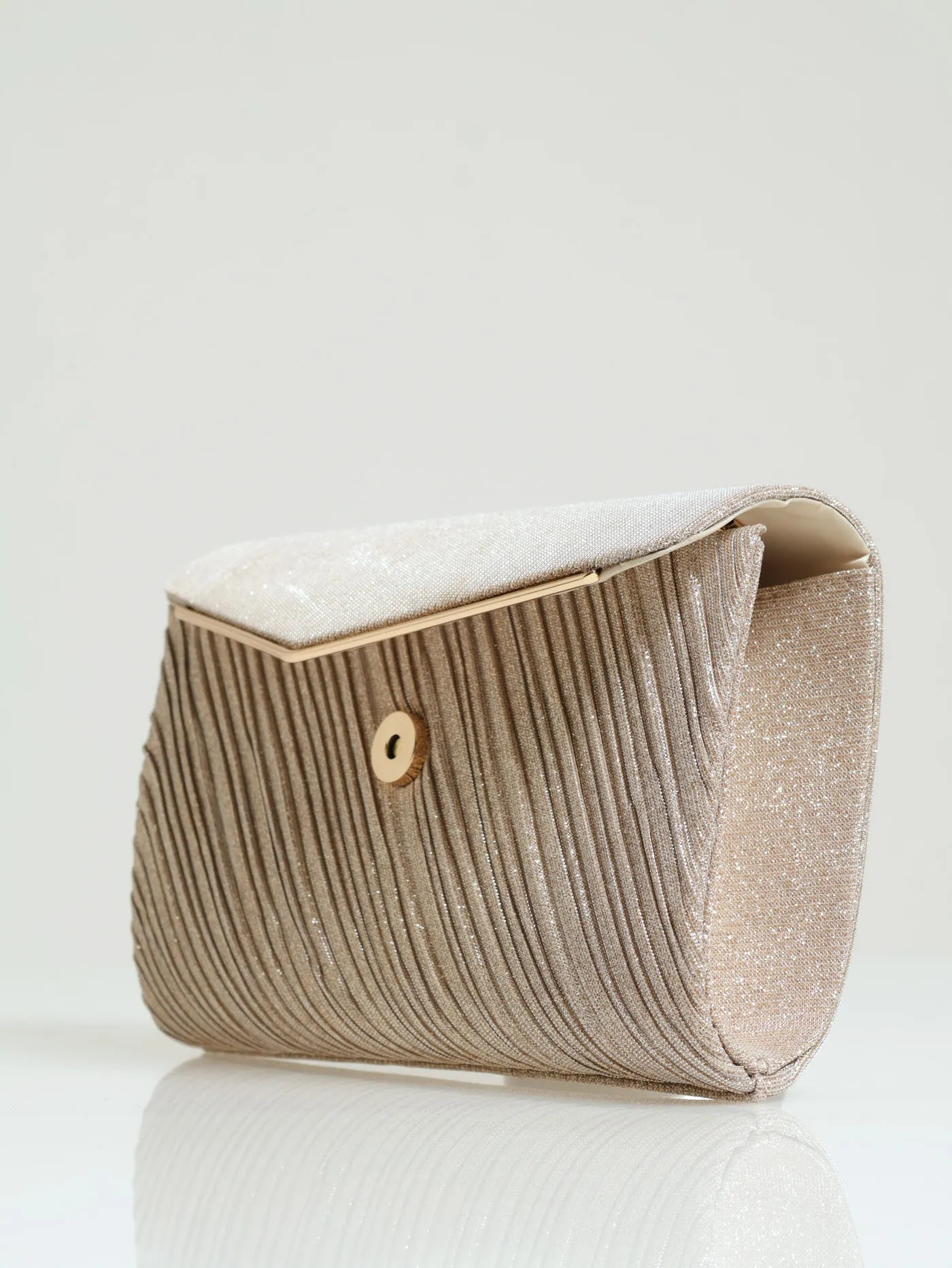 Shimmer Envelope Clutch - Rose Gold sold by Edgars product image thumbnail 2