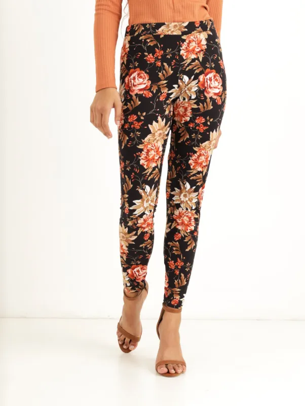 Ladies Floral Legging sold by Edgars