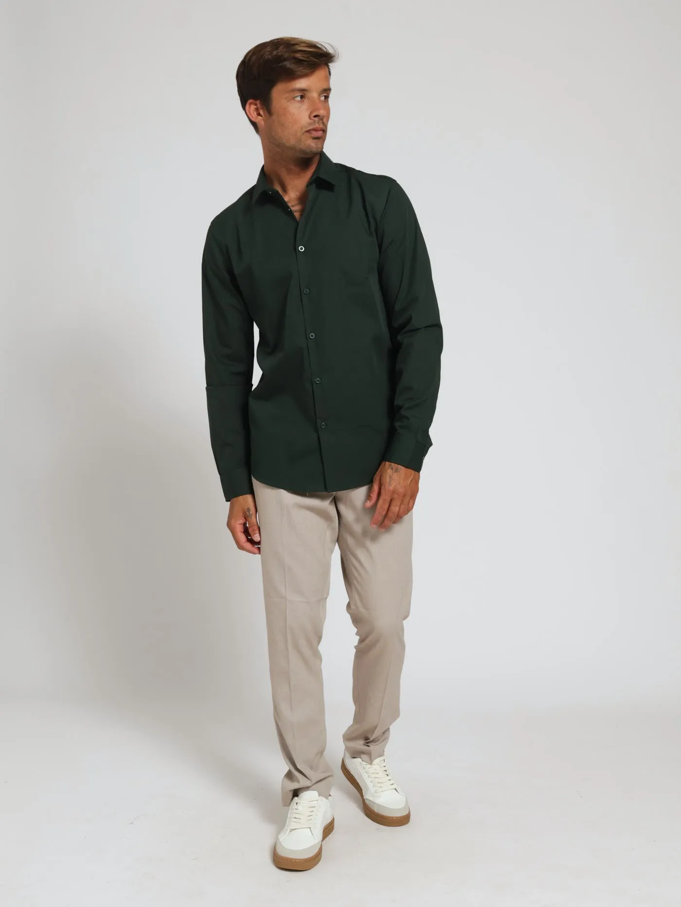 Easy Care Shirt - Forest Green sold by Edgars