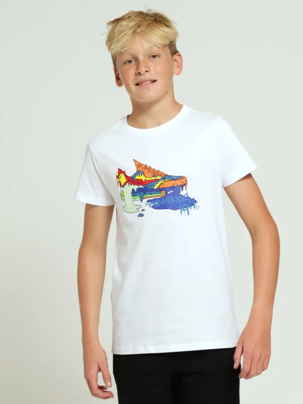 Boys Sneaker Tee - White made by Fila