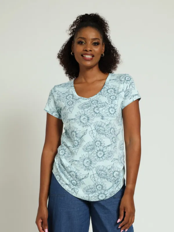 Basic Pocket Tee - Light Blue sold by Edgars 