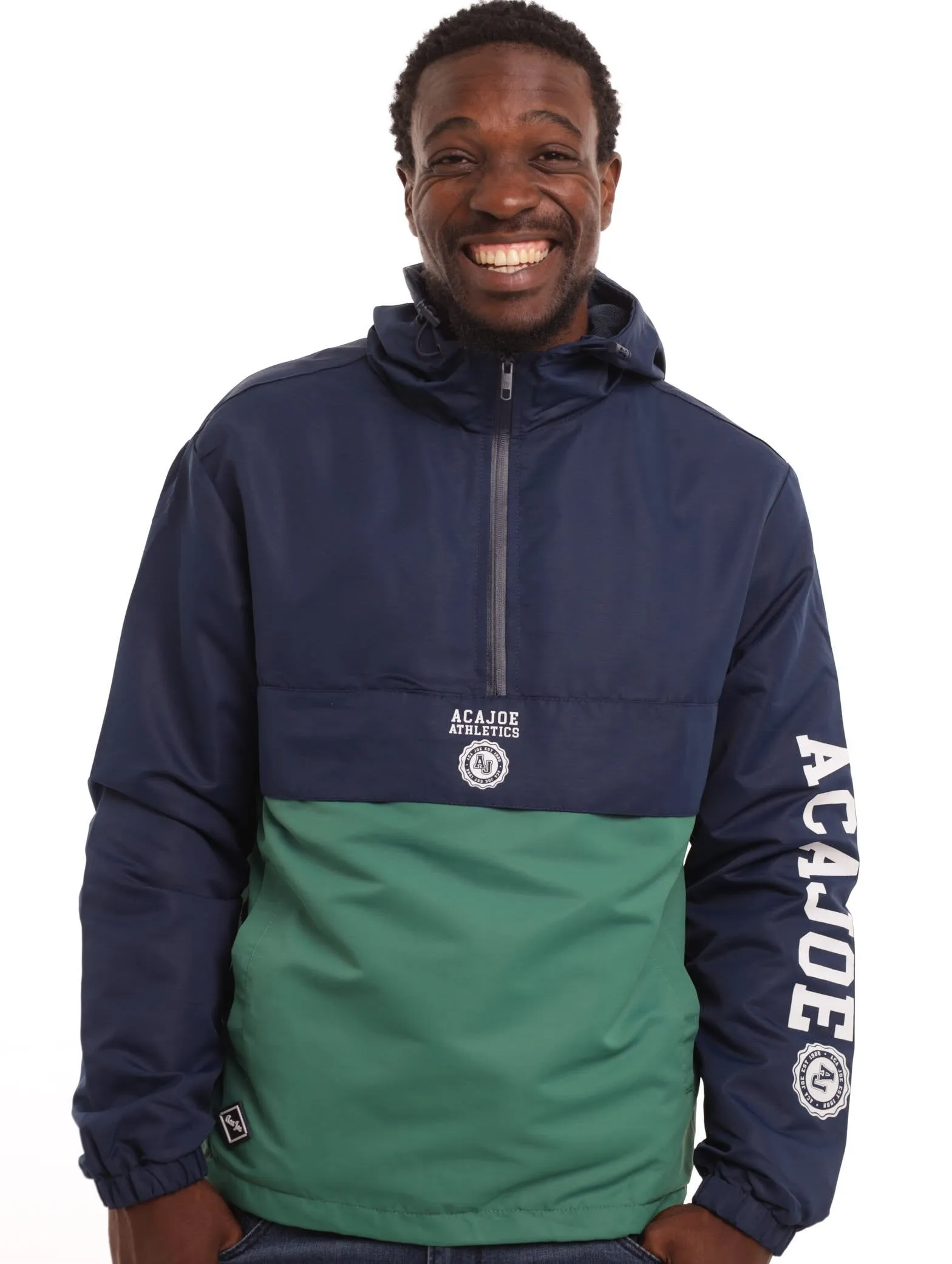 Men's Light Weight Pouch Parka Jacket - Navy sold by Edgars