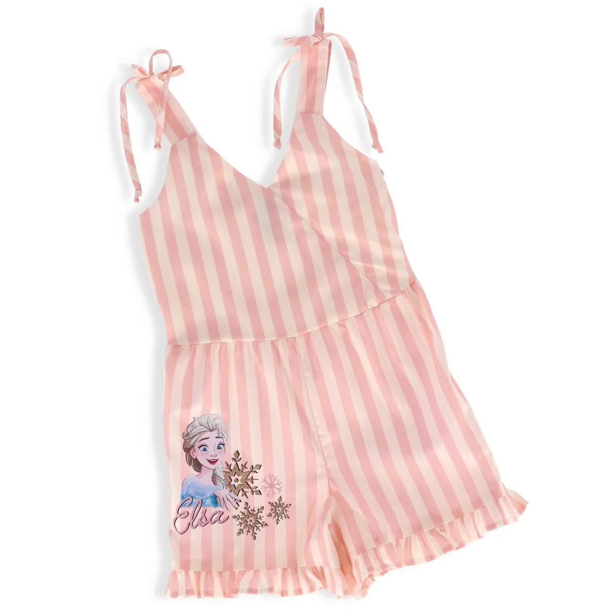 Pre-Girls Frozen Poplin Playsuit sold by Edgars