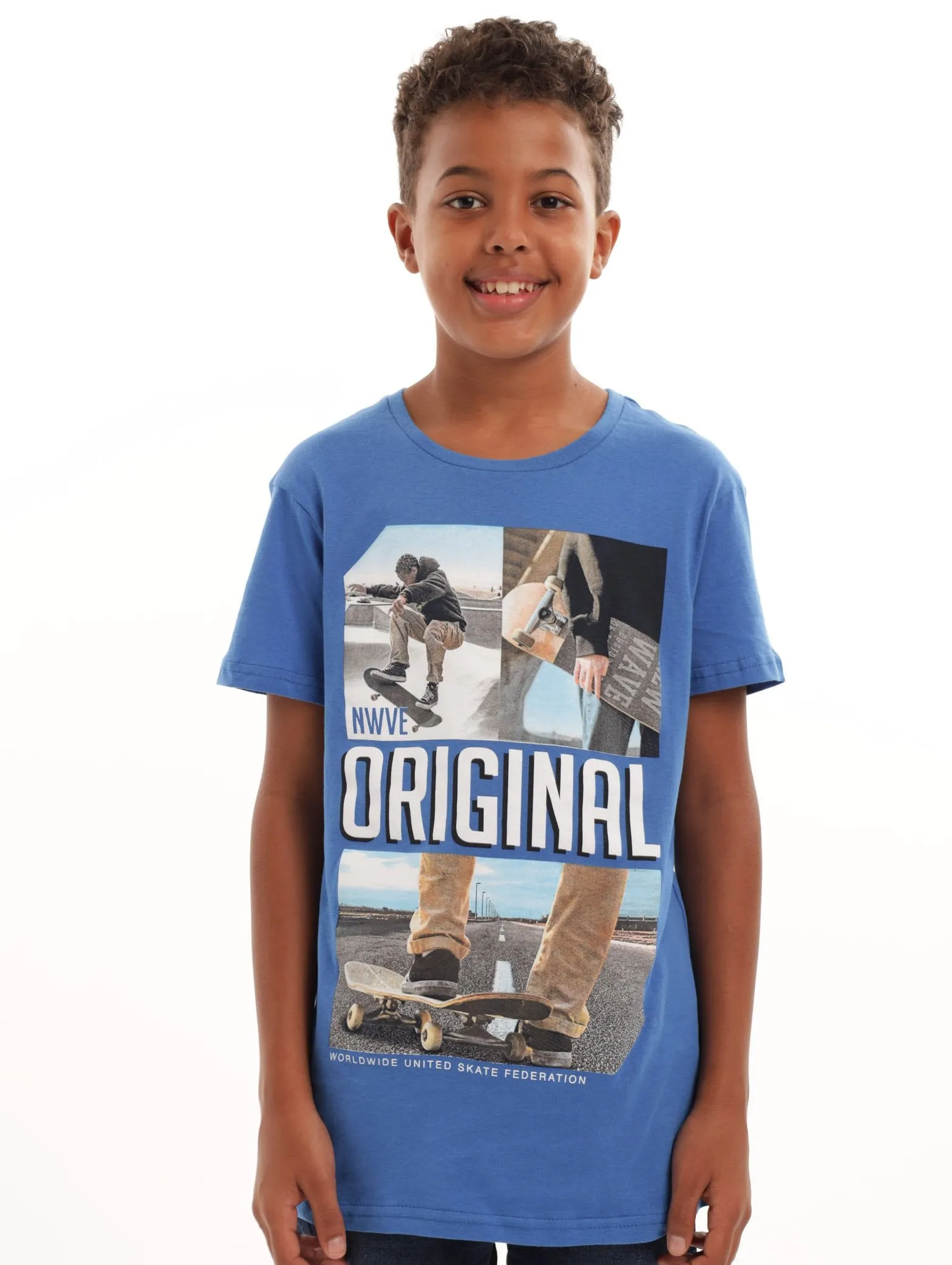 Boys Short Sleeve Tee - Victoria Blue sold by Edgars