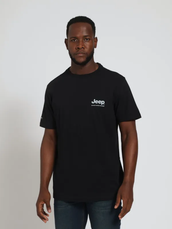 Fashion Front & Back Grapic Tee - Black sold by Edgars 