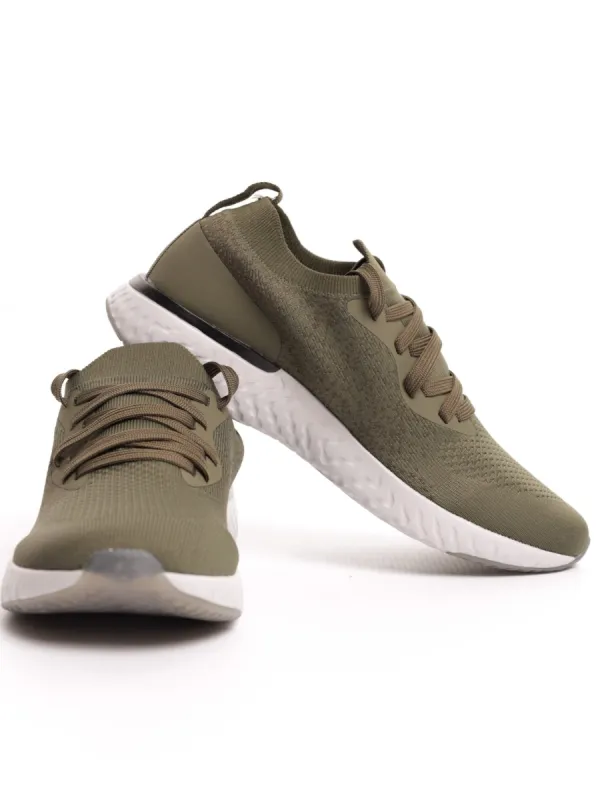 Men's Vorx 1 Knit Sneaker - Olive sold by Edgars