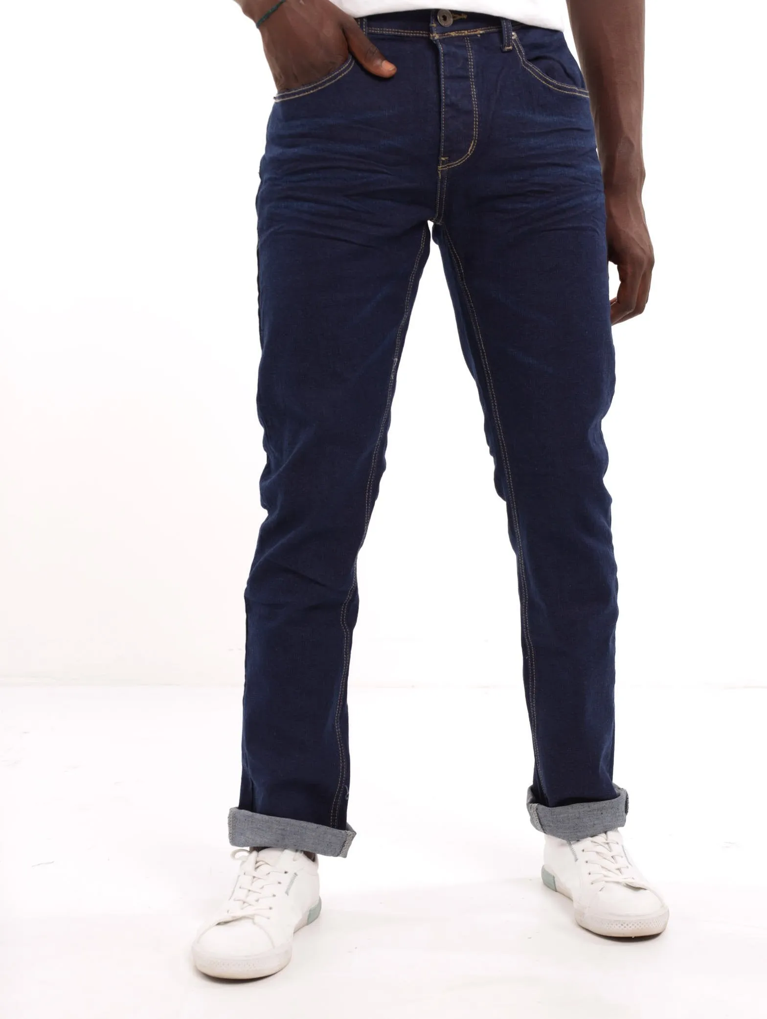 Men's Dark Blue Slim Fit Denim Jean sold by Edgars
