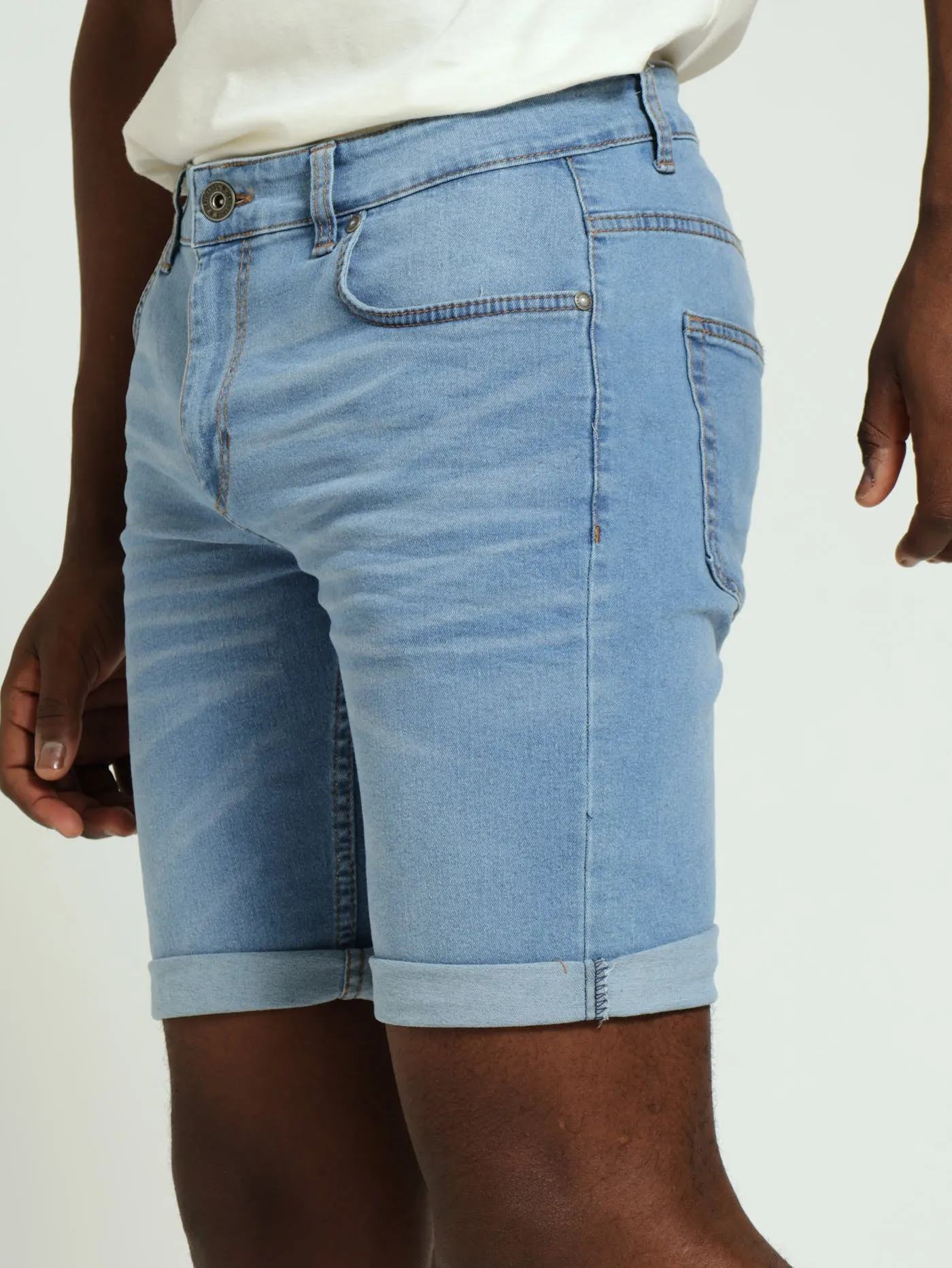 5 Pocket Denim Bermuda Shorts - Light Wash sold by Edgars product image thumbnail 2