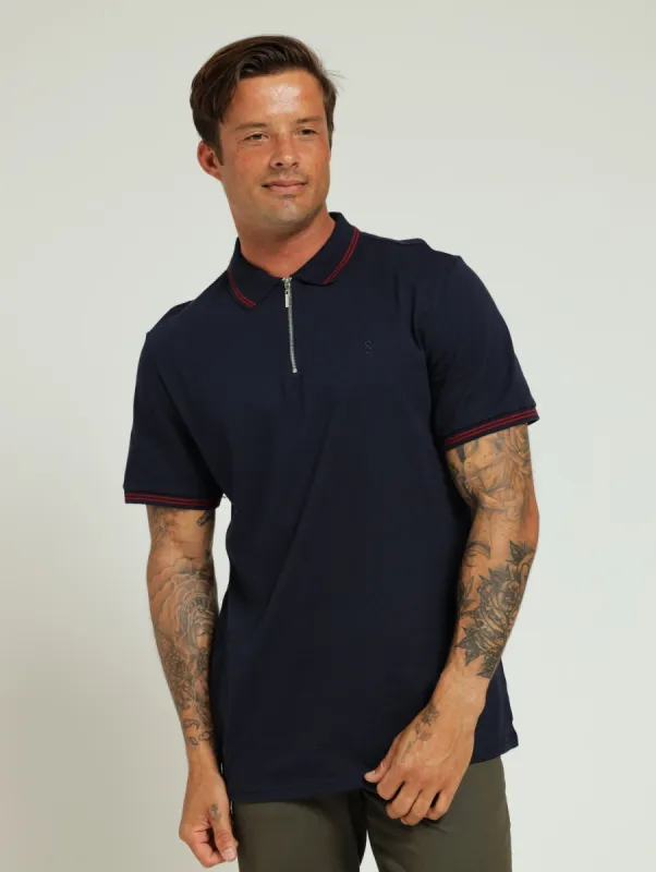Zip Golfer - Navy sold by Edgars 