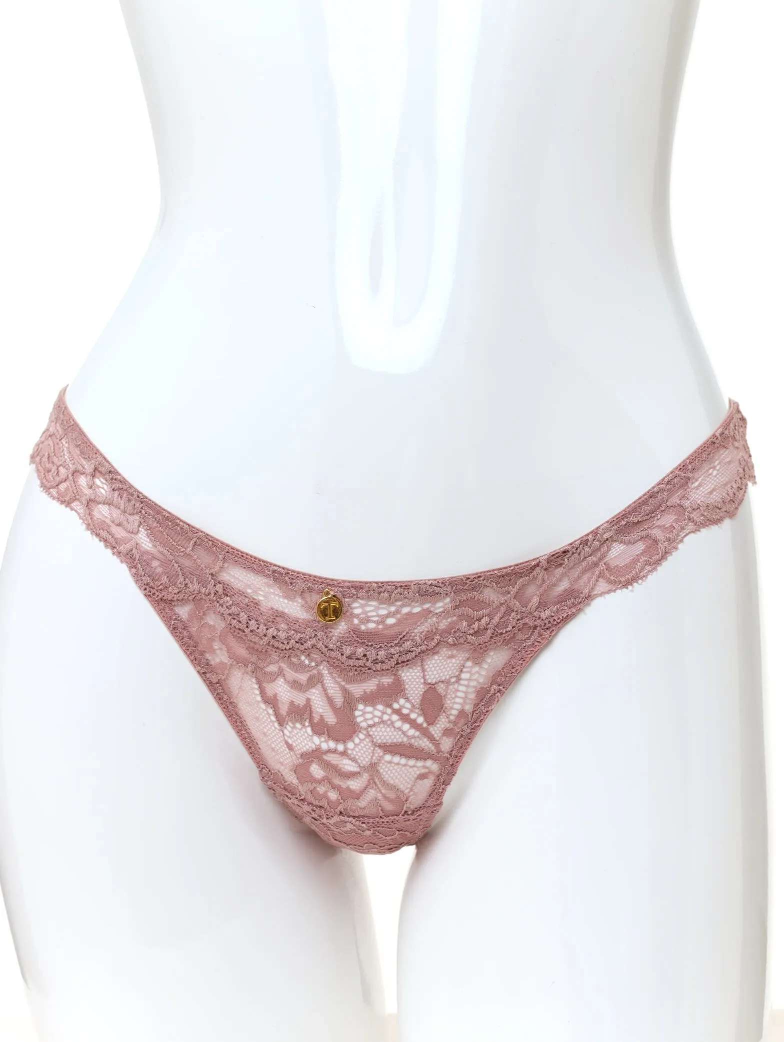 Ladies Galloon Lace Tanga - Mauve sold by Edgars
