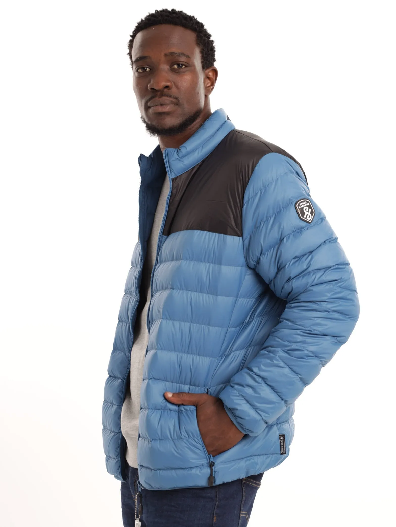 Men's Colourblock Down Puff Jacket sold by Edgars product image thumbnail 3