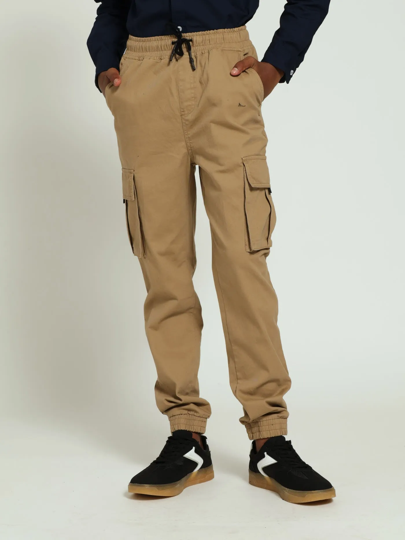 Boys Kelp Below Pocket Pants - Stone sold by Edgars