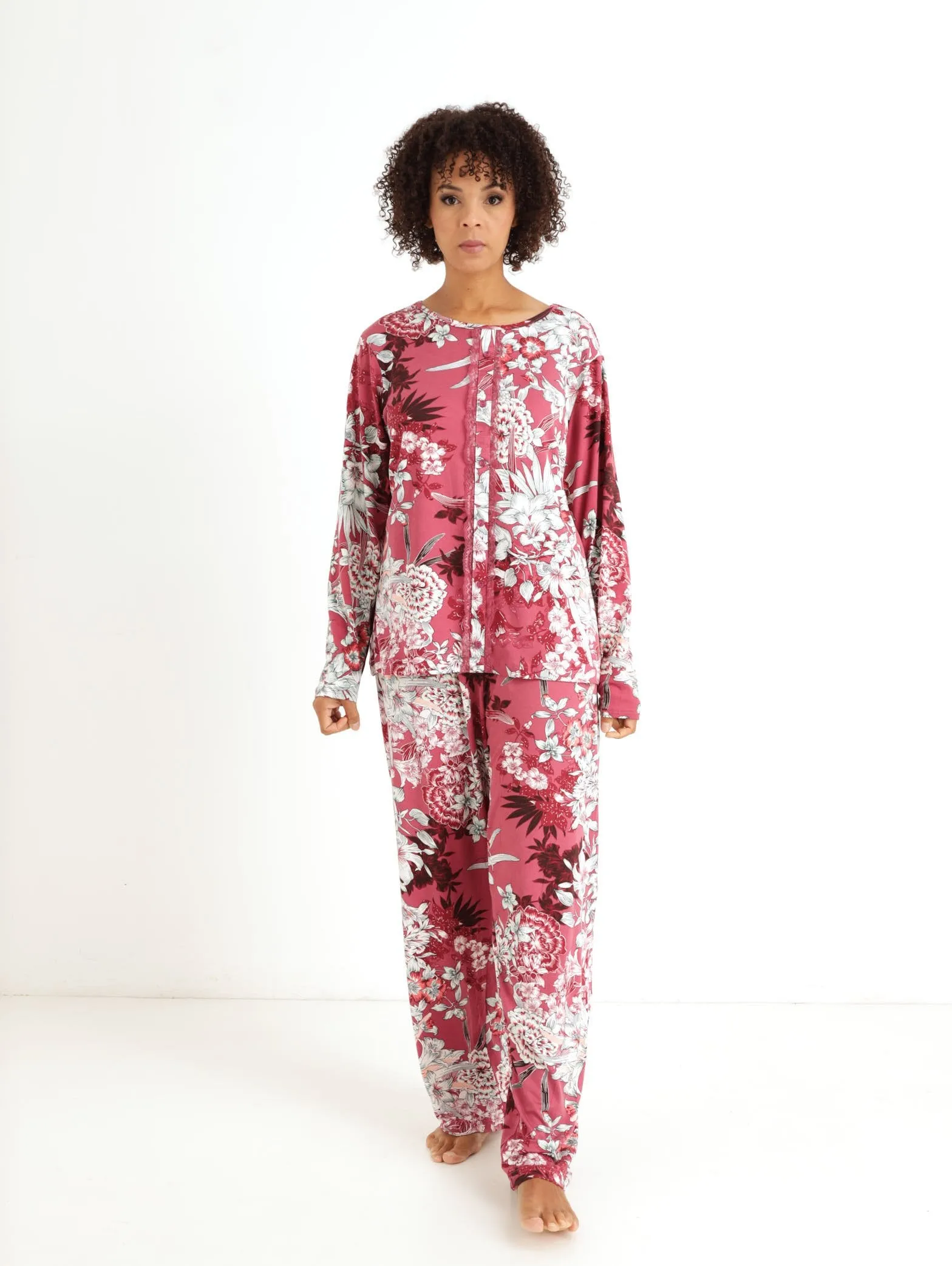 Ladies Classic Botanical Set - Maroon sold by Edgars