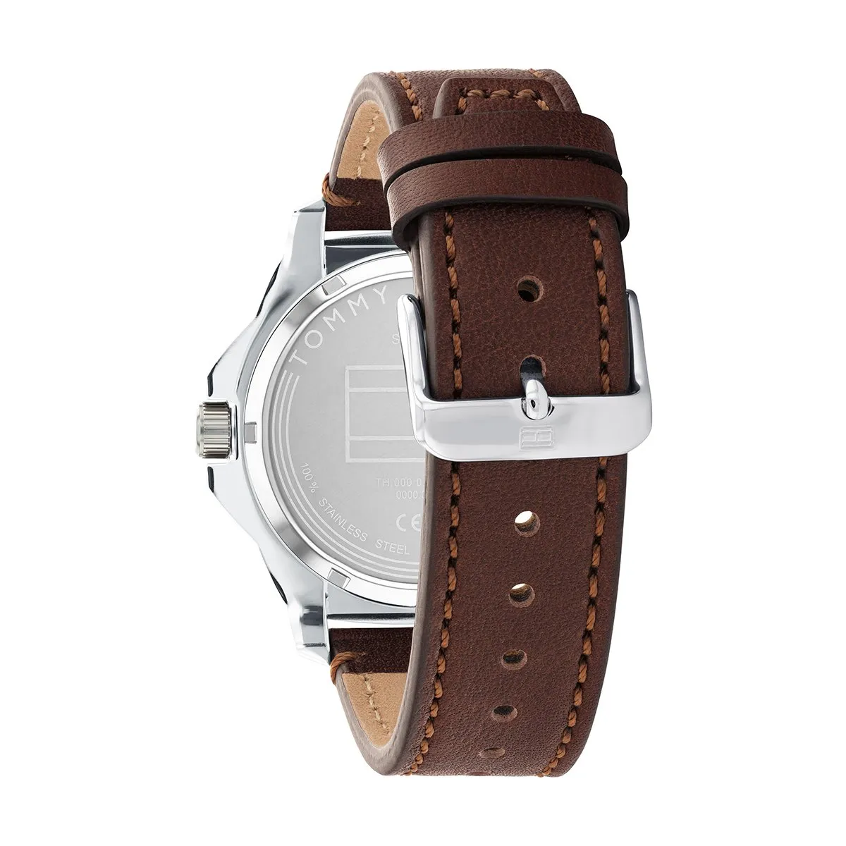Jason 44mm Watch With Blue Dial And Brown Leather Strap sold by Edgars product image thumbnail 3