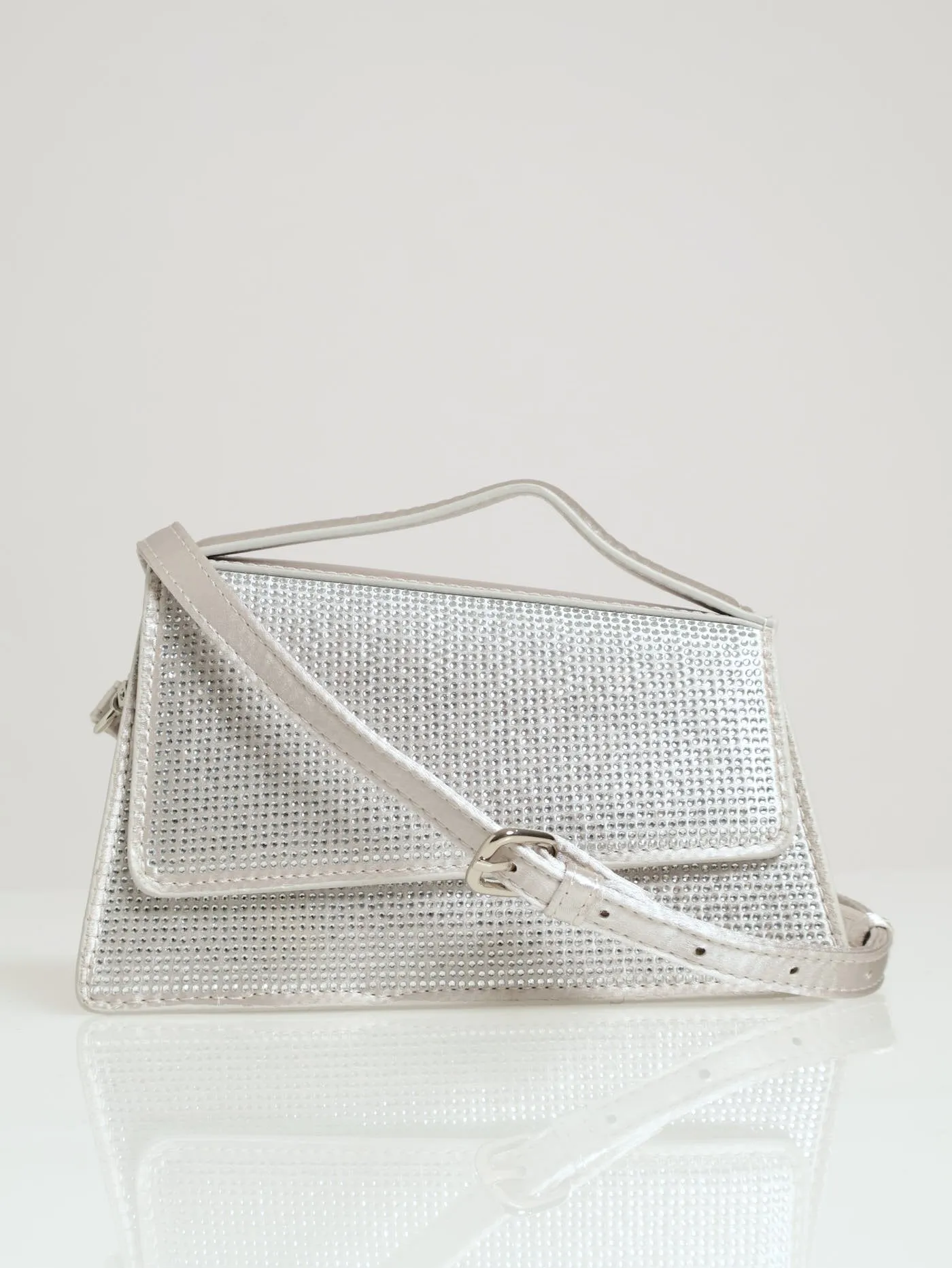 Rommy Top Handle Bag - Silver sold by Edgars product image thumbnail 5