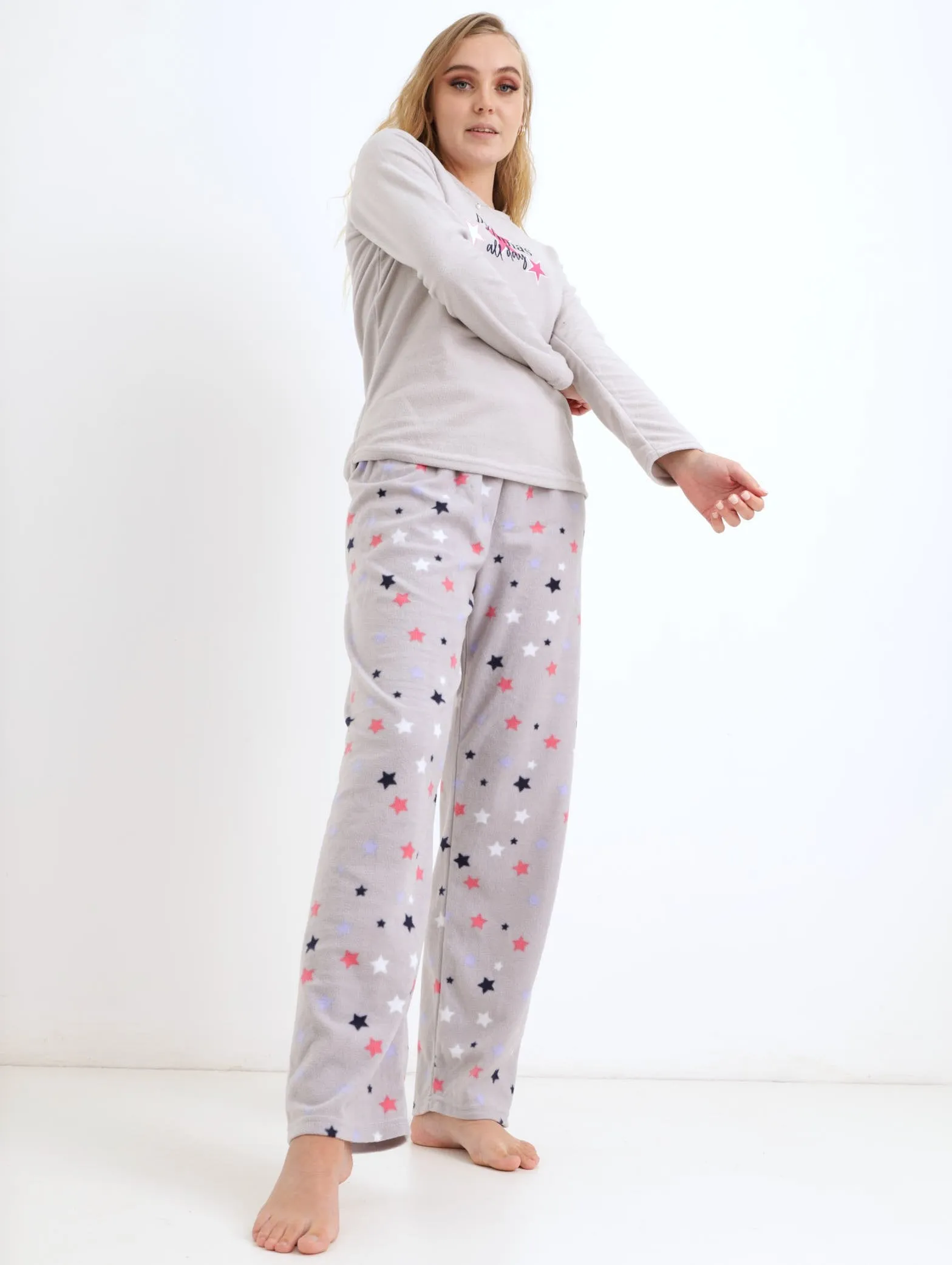 Ladies Star Mother's Day Sleepwear Set - Grey sold by Edgars