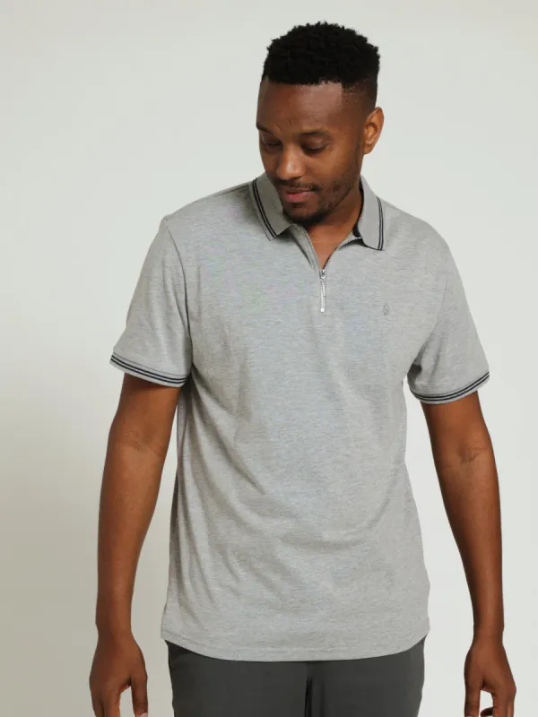 Zip Golfer - Grey Melange sold by Edgars