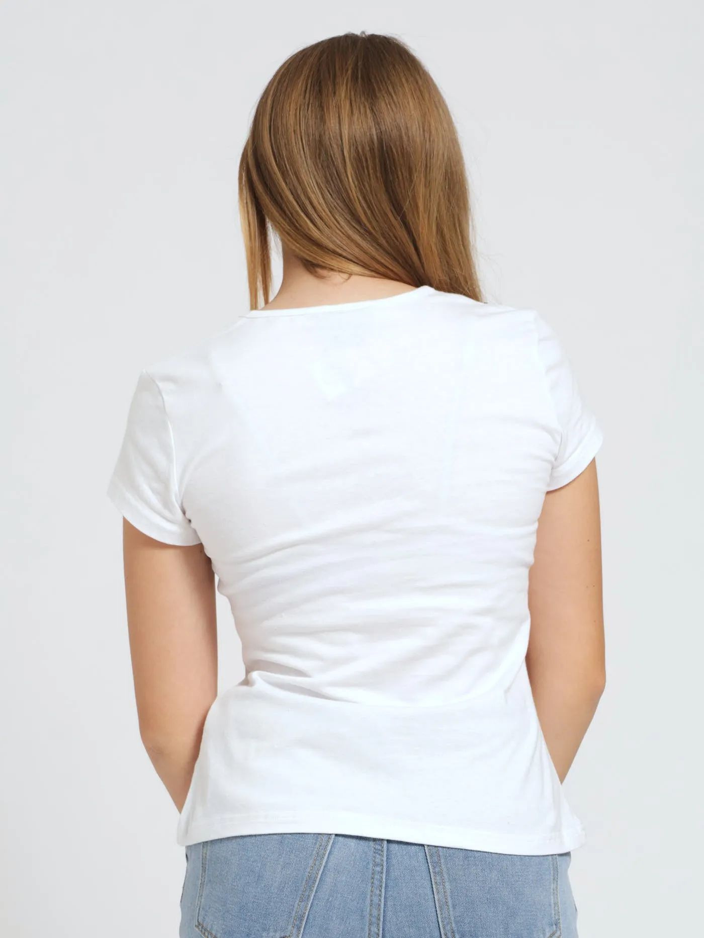 Girls Regular Univeristy Tee - White sold by Edgars product image thumbnail 3