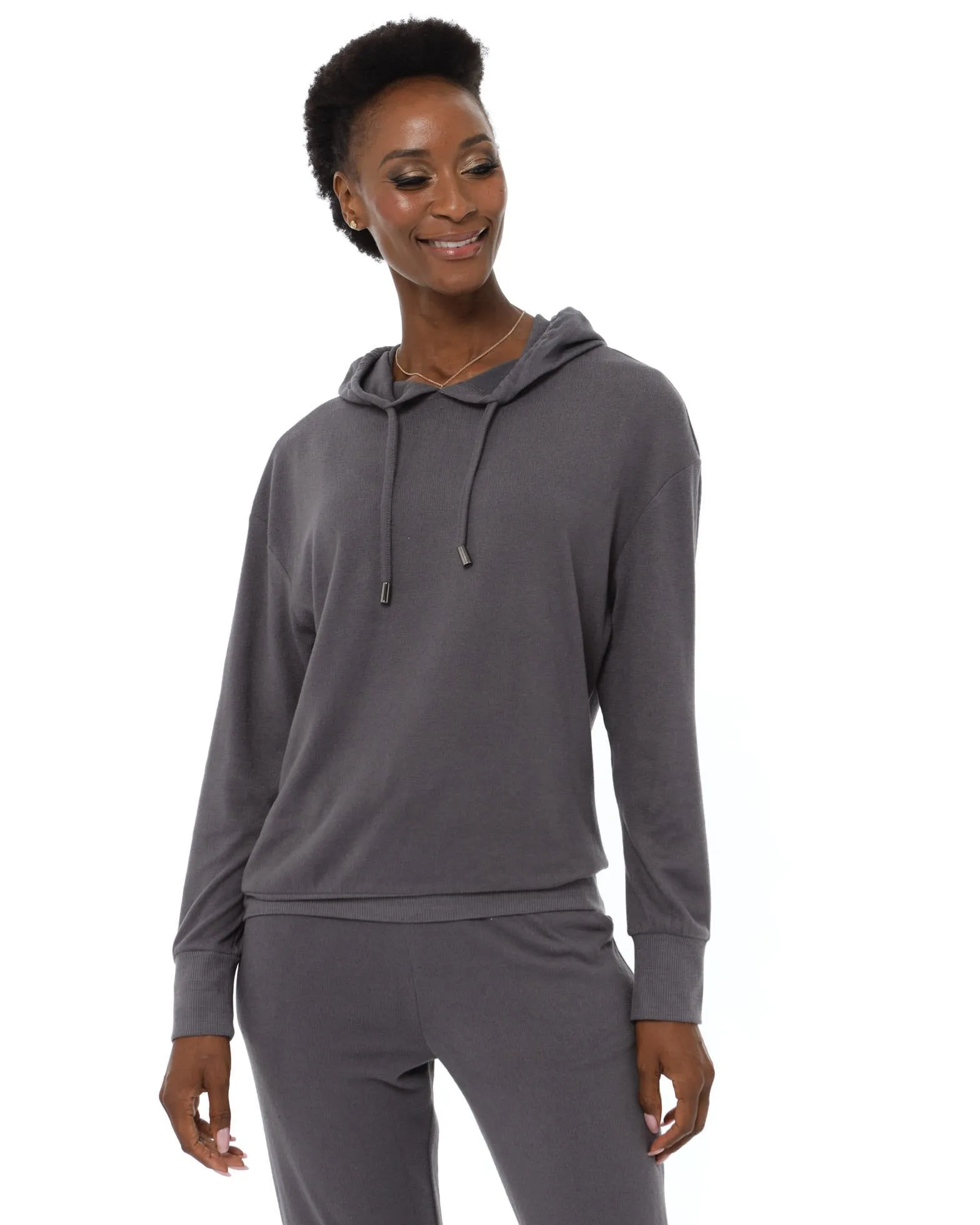 Ladies Hooded Pullover - Grey sold by Edgars