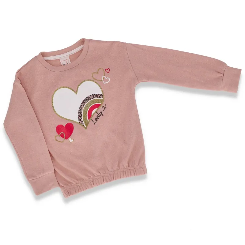 Pre-Girls Printed Fleece Pullover - Pink sold by Edgars