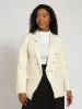 Nautical Button Sleeve Blazer - Cream sold by Edgars 