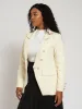Nautical Button Sleeve Blazer - Cream sold by Edgars 