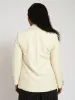 Nautical Button Sleeve Blazer - Cream sold by Edgars 