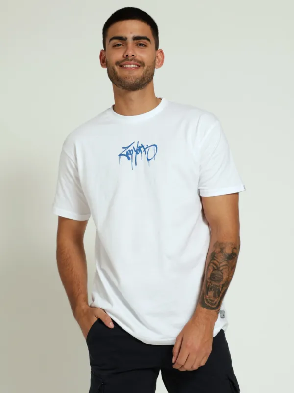 City Scratch Tee - White sold by Edgars