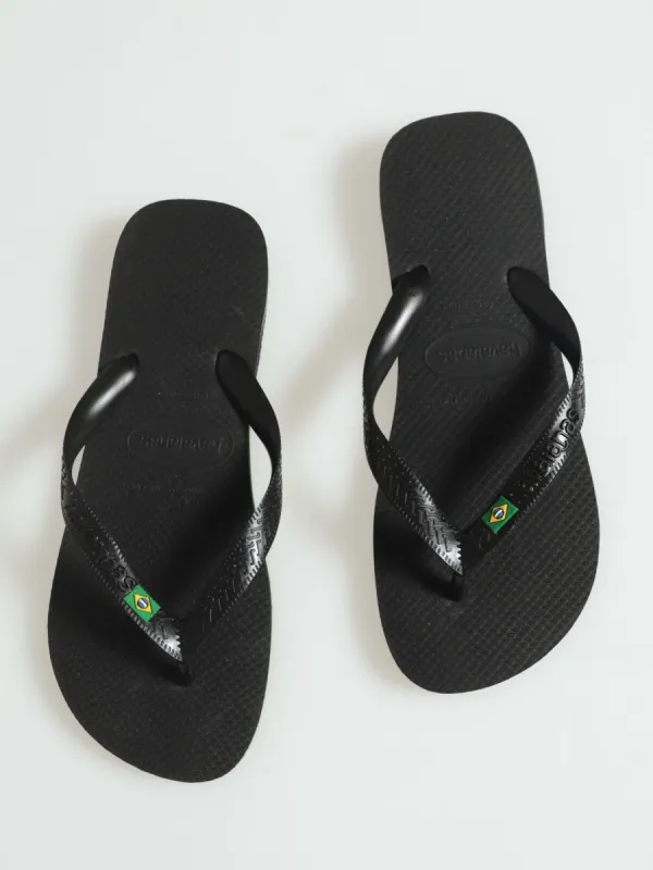 Brazil Logo Flip Flop - Black sold by Edgars 