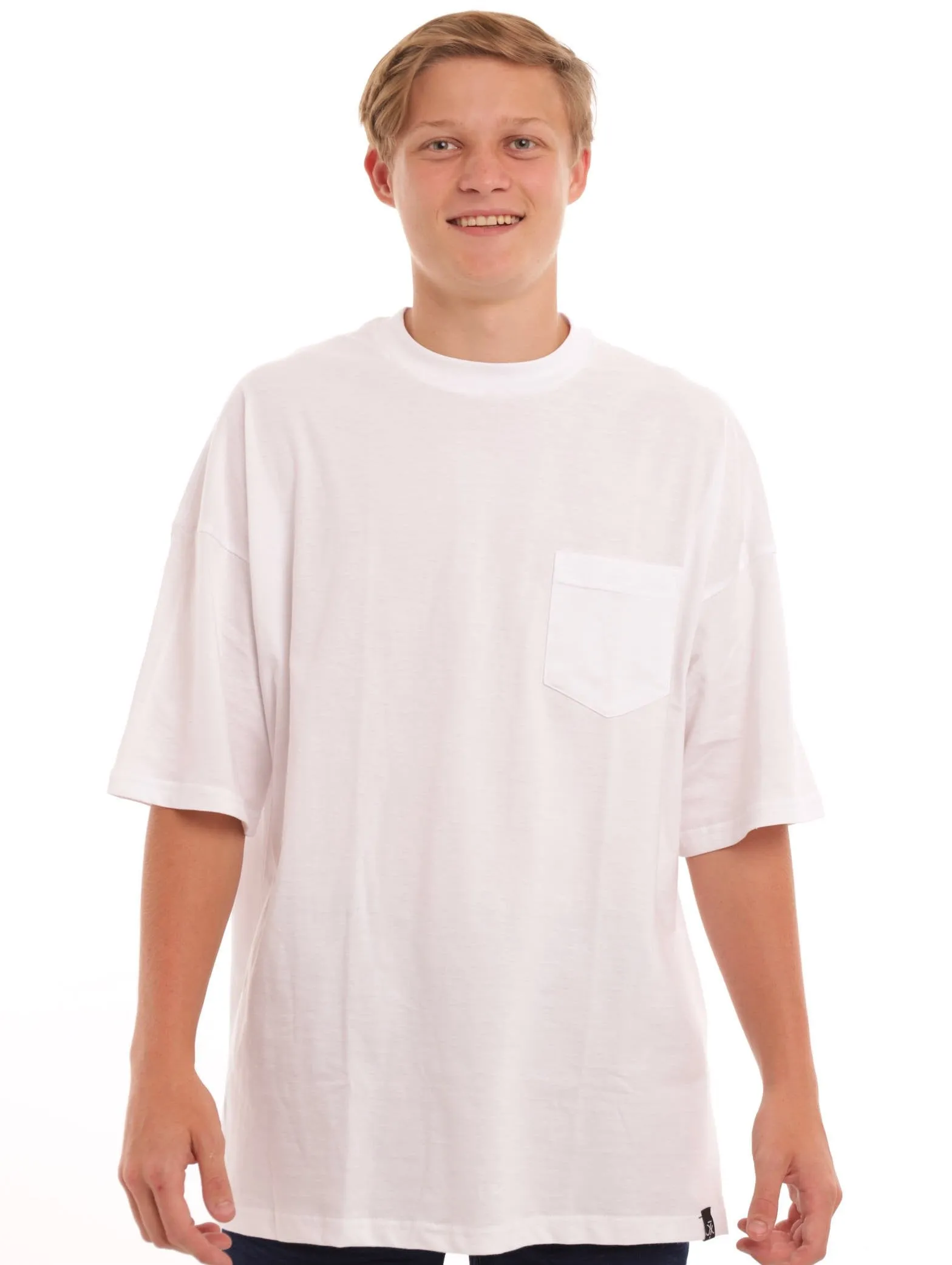 Men's Oversized Tee - White sold by Edgars