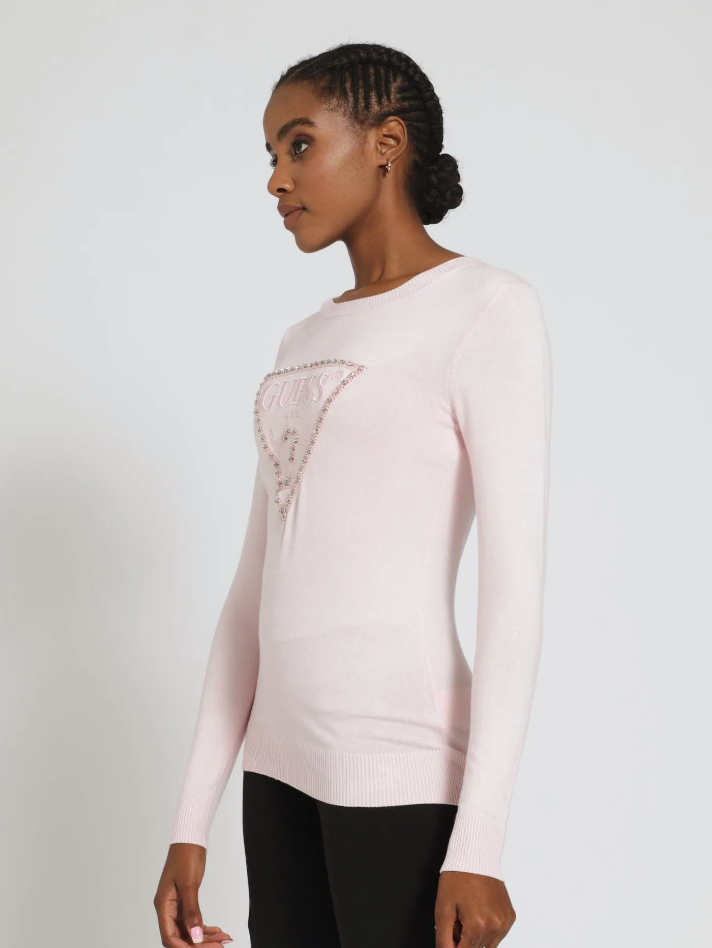 Rosalie Triangle Logo Sweater - Pink sold by Edgars product image thumbnail 3