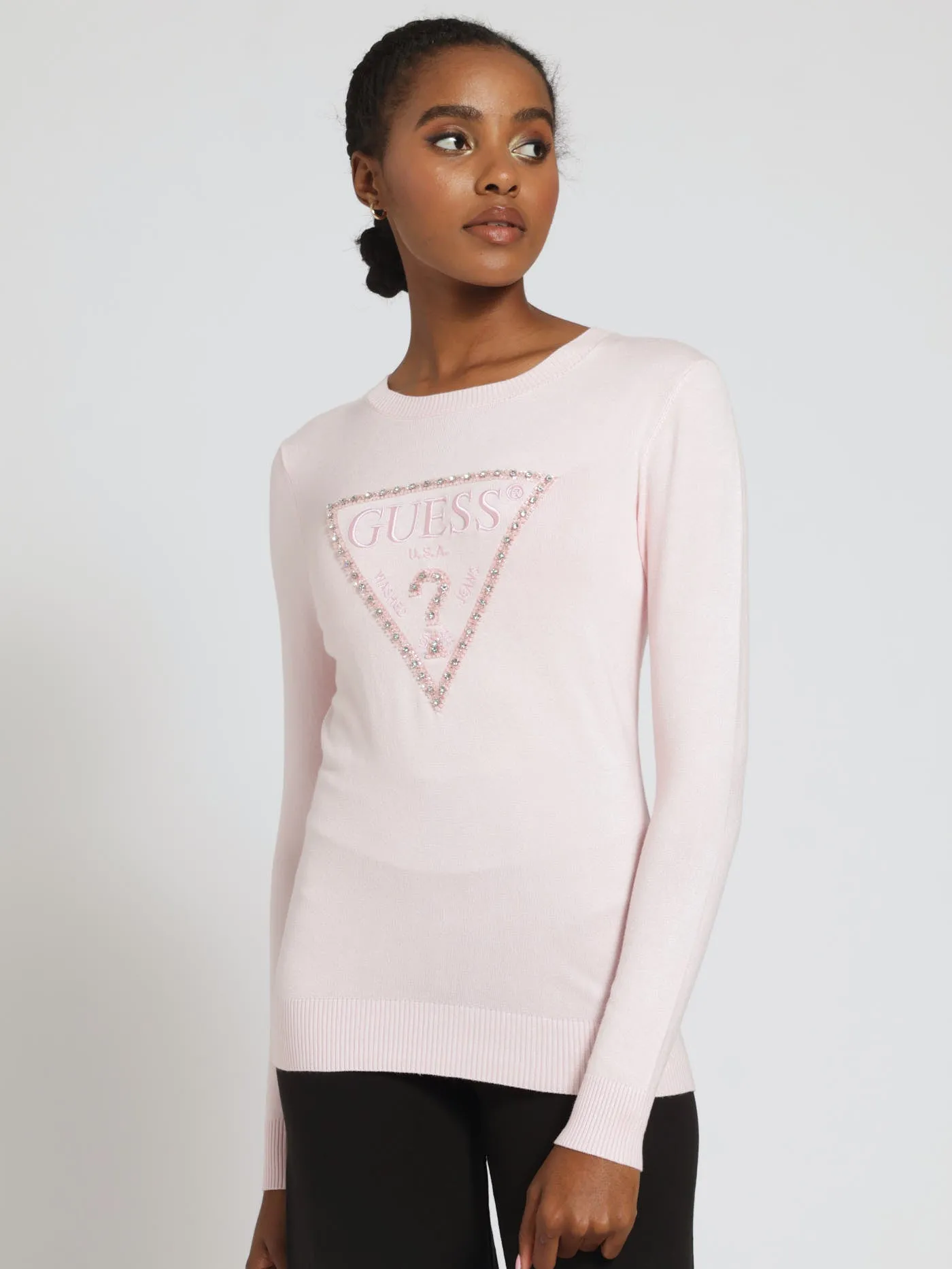 Rosalie Triangle Logo Sweater - Pink sold by Edgars product image thumbnail 2