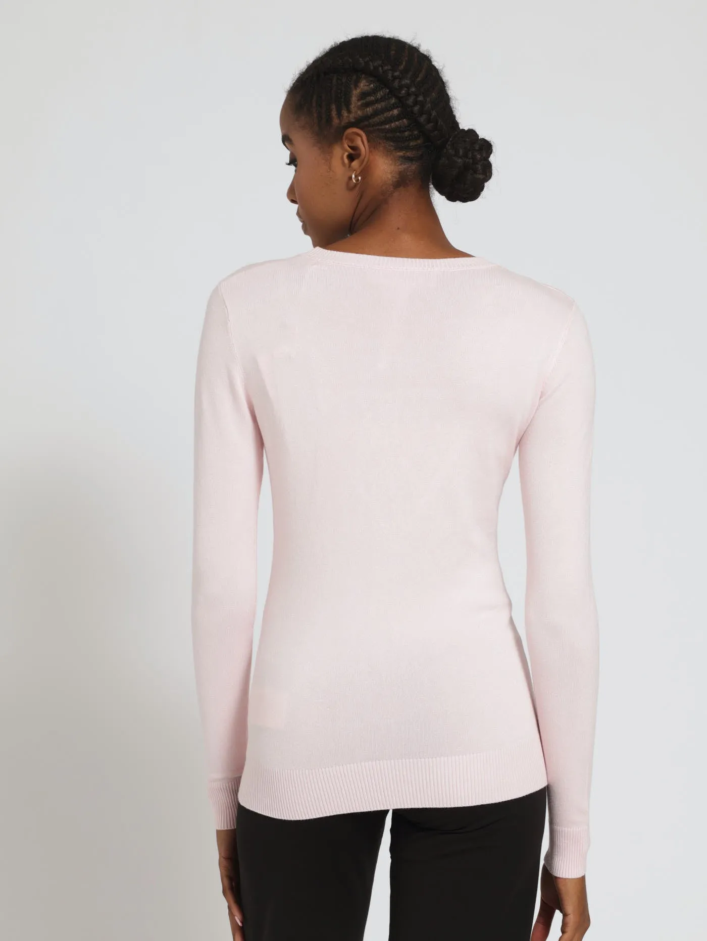 Rosalie Triangle Logo Sweater - Pink sold by Edgars product image thumbnail 4