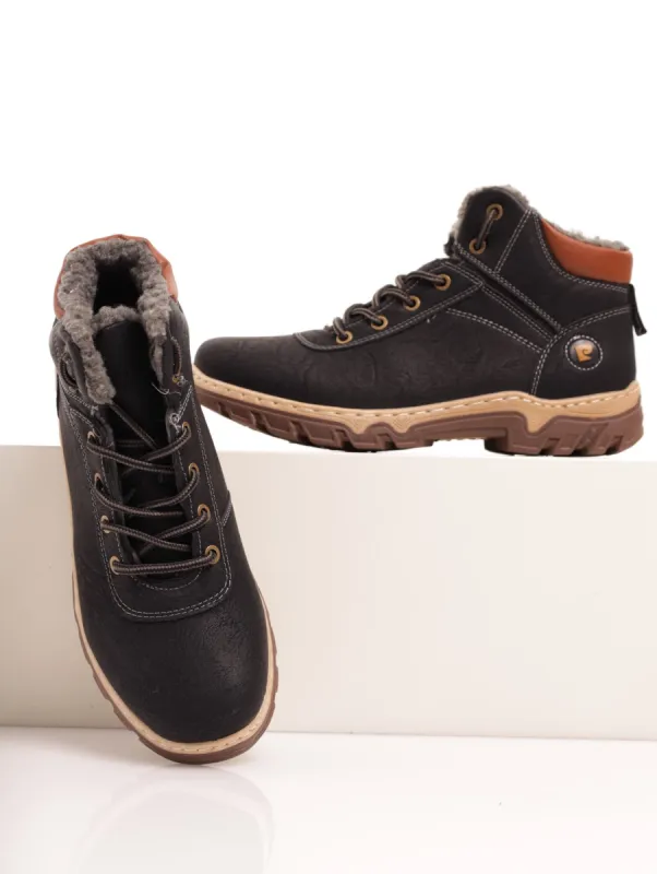 Ladies Hiker Boot - Black sold by Edgars