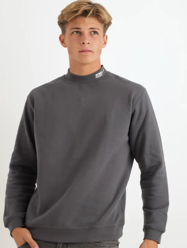 Men's Styled Crew Tracktop - Grey sold by Edgars