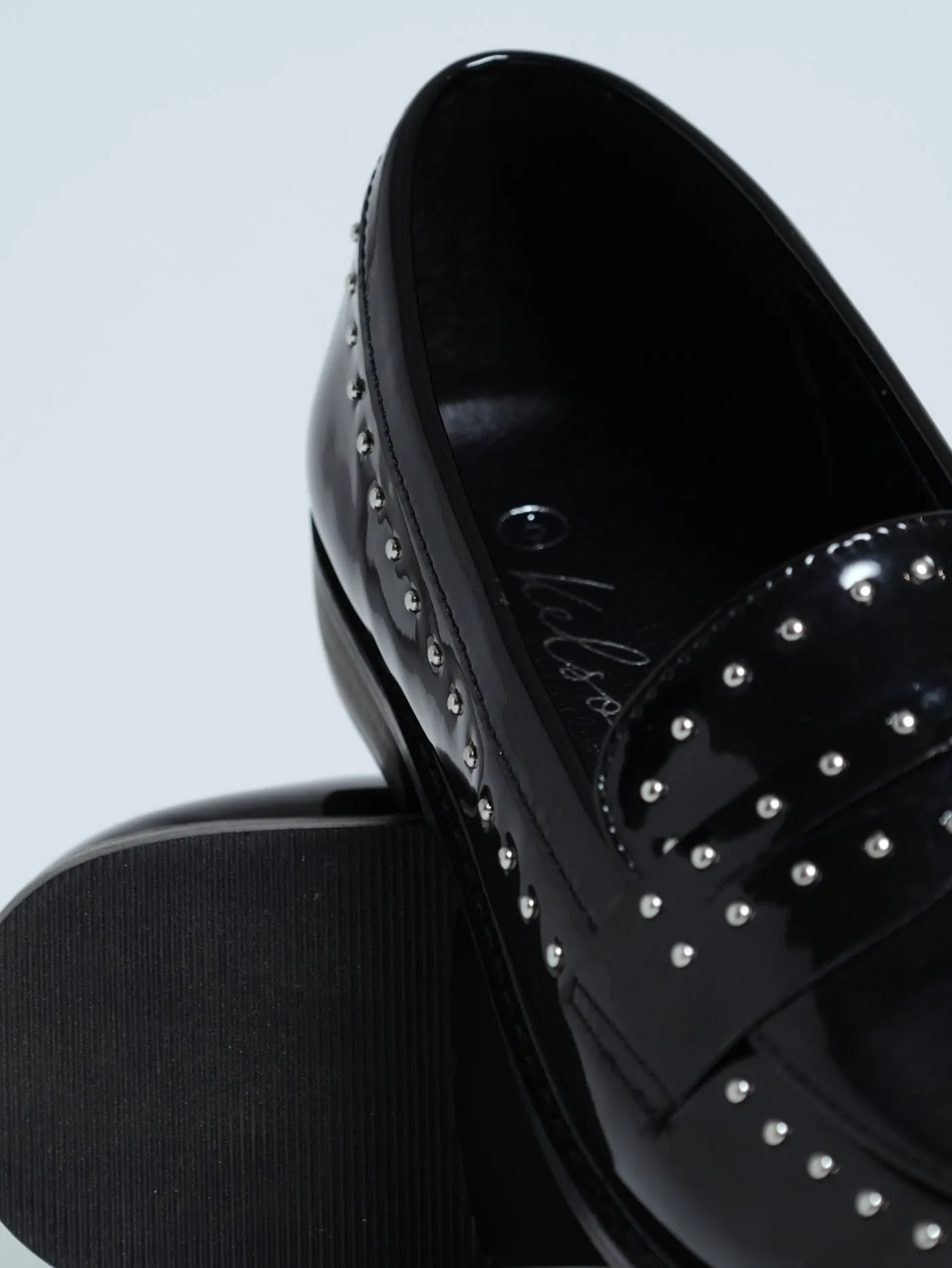 Nail Head Studded Loafer With Studs - Black sold by Edgars product image thumbnail 5
