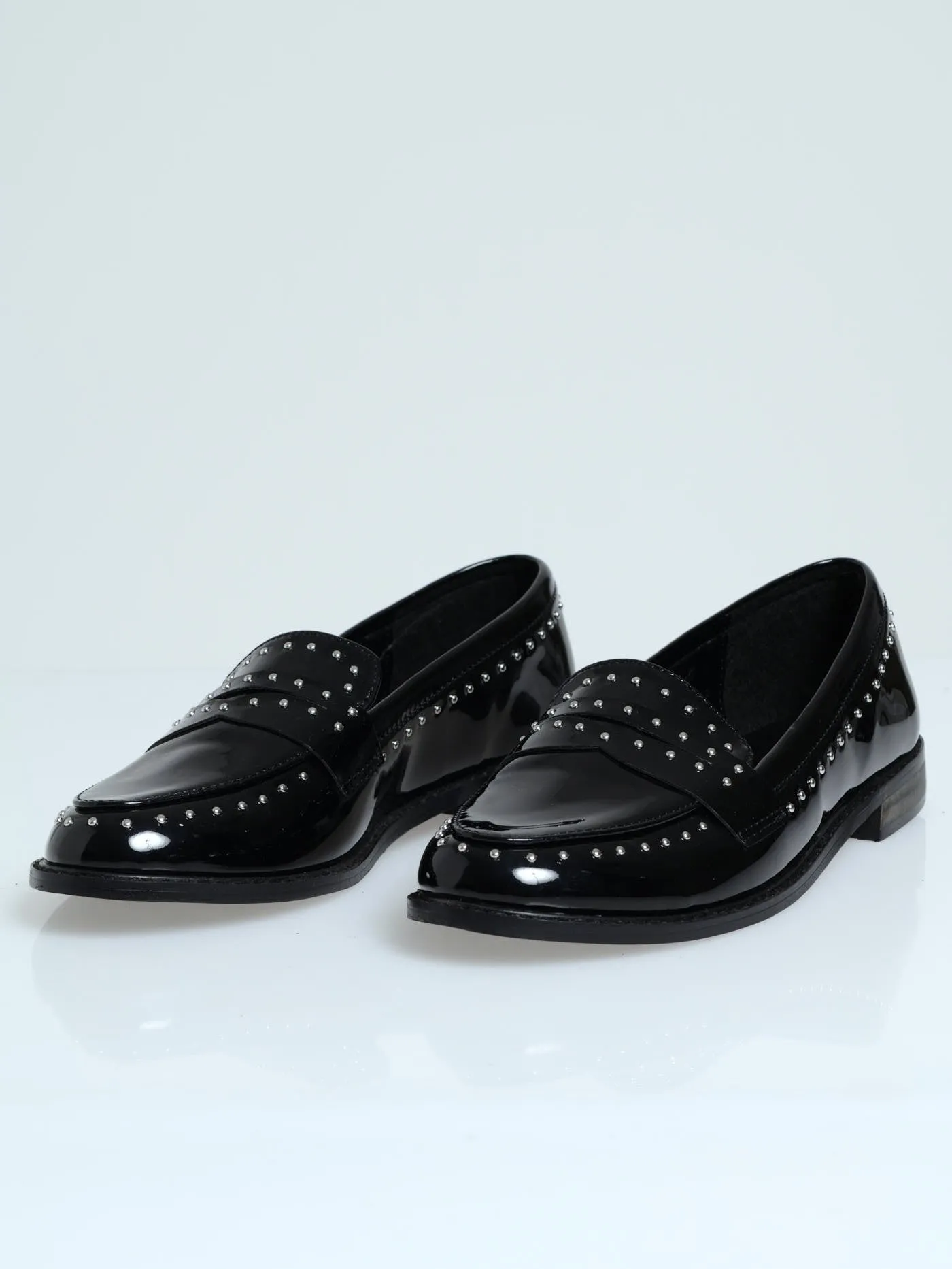Nail Head Studded Loafer With Studs - Black sold by Edgars product image thumbnail 2