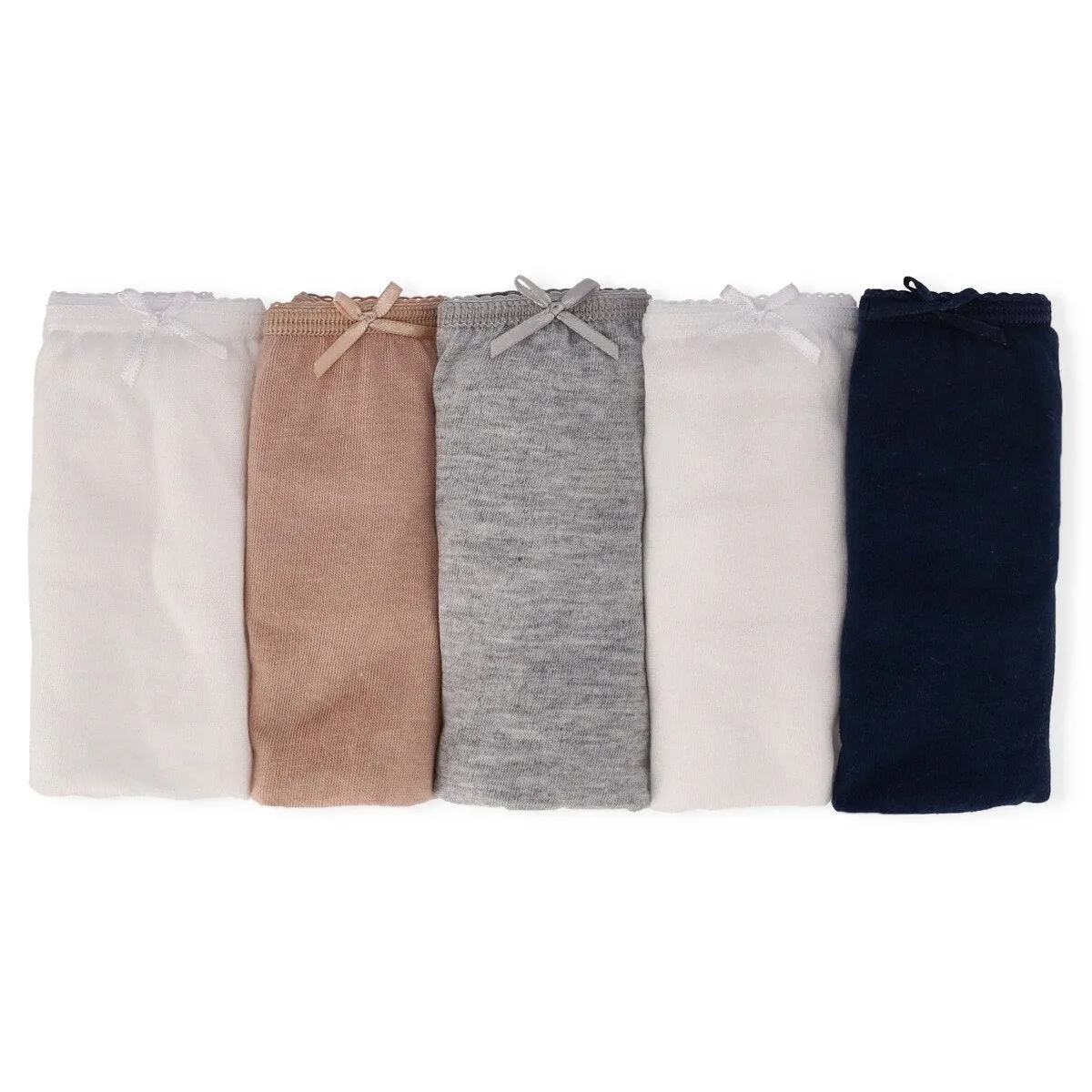 Ladies 5 Pack Cotton Plain Hi-Cut Panty sold by Edgars