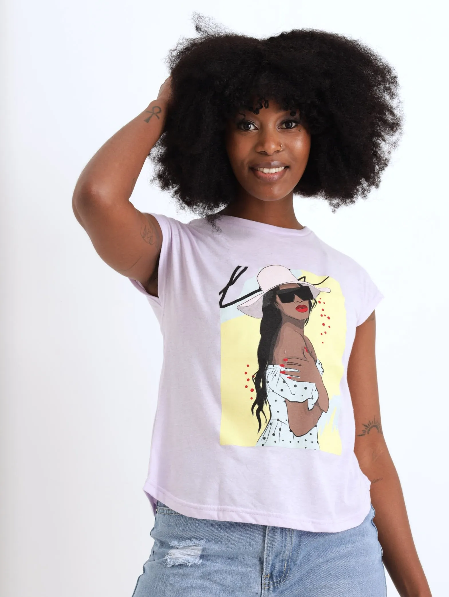 Ladies Icon Tee - Fatigue sold by Edgars