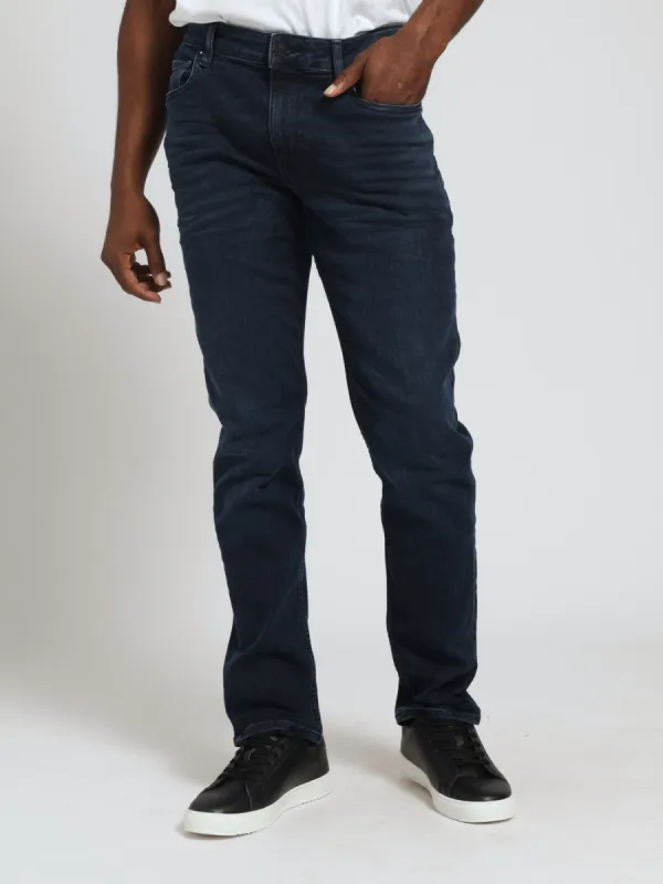 Slim Leg Denim Jean - Blue/Black sold by Edgars