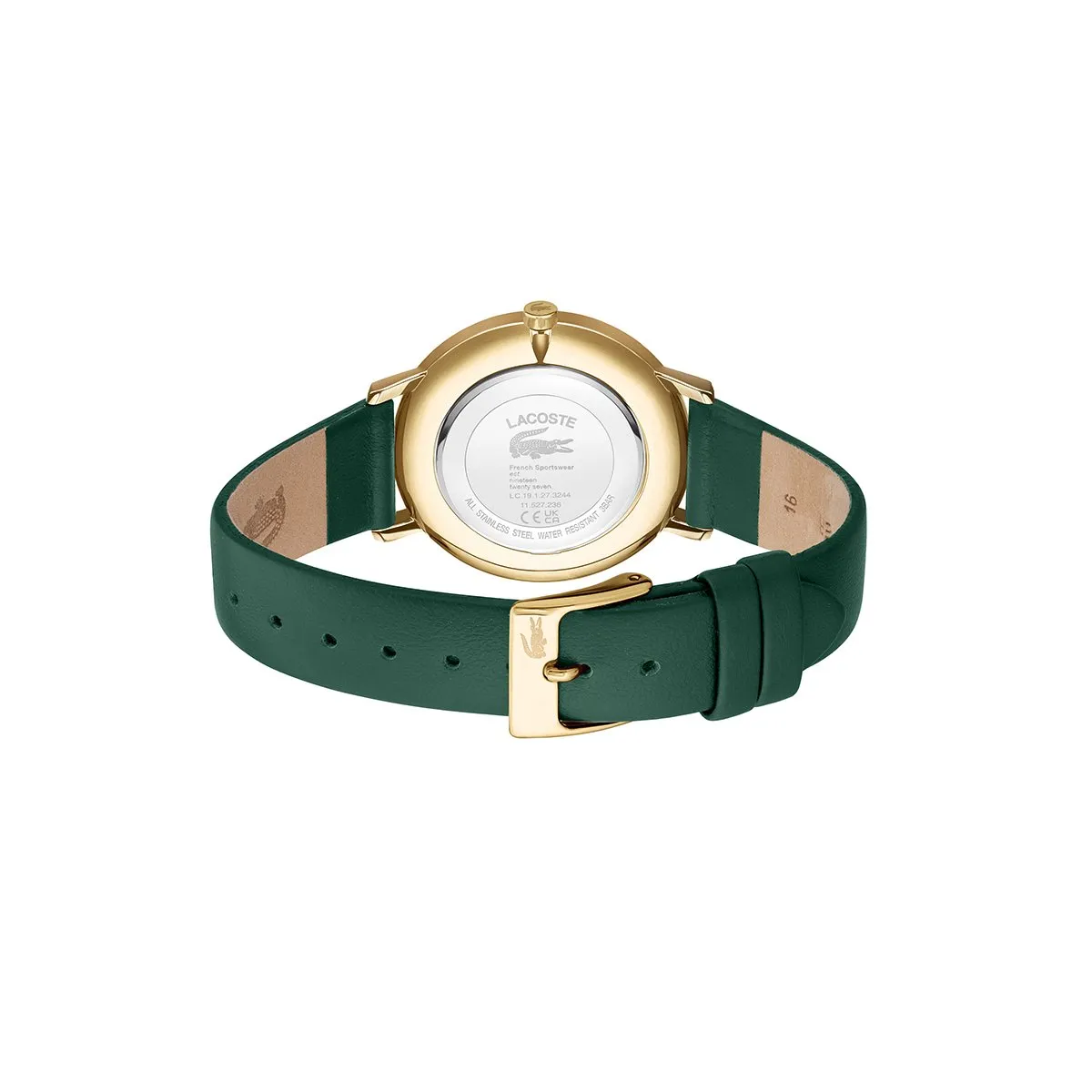 Crocorigin Ip Gold Case Watch With Gold Dial And Green Leather Strap sold by Edgars product image thumbnail 3
