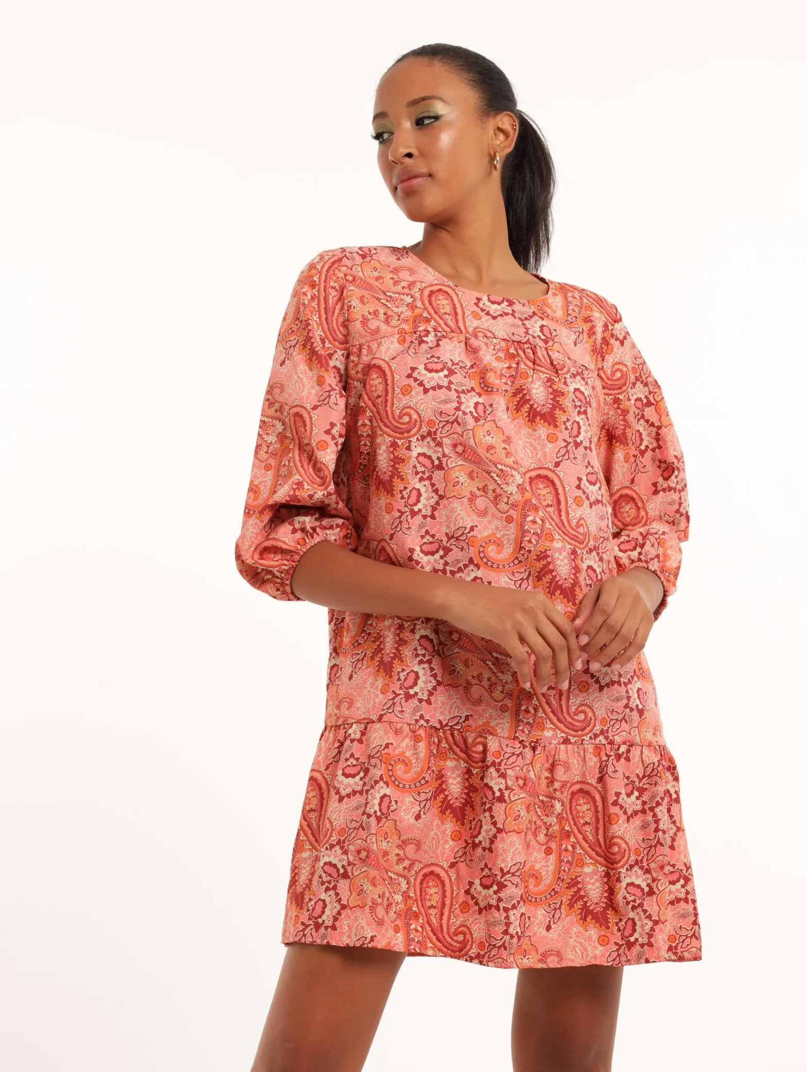 Ladies Paisley Printed Dropwaist Dress sold by Edgars