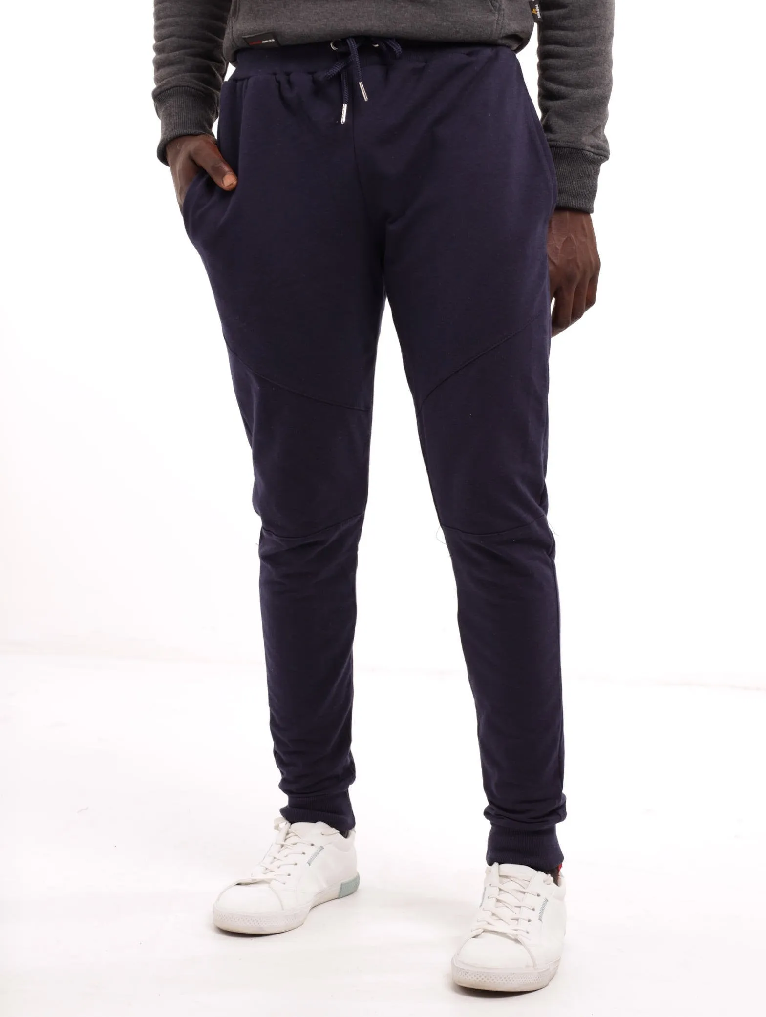 Men's Biker Panel Track Pants - Navy sold by Edgars