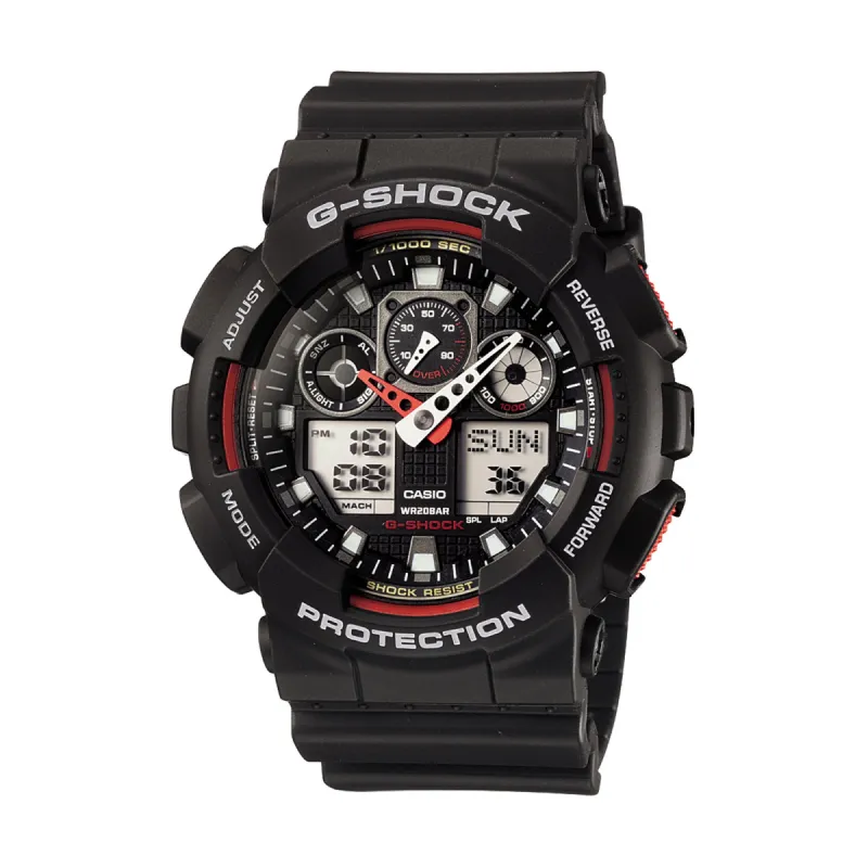 G-Shock Analogue Digital Black/Red Watch sold by Edgars